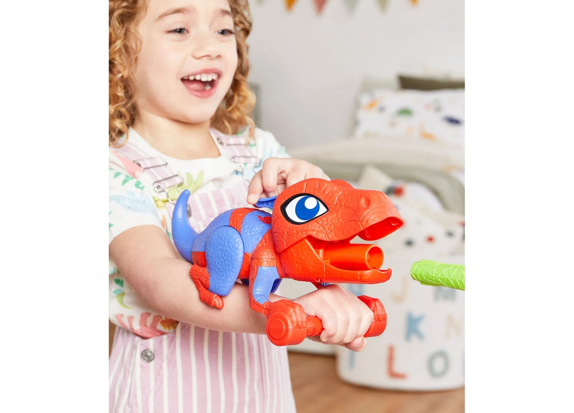 Macy's - Supplier NERF Spidey-Rex Web Launcher - Spidey and His Amazing Friends Dino-Webs* Nerf & Toy Blasters|Nerf & Toy Blasters