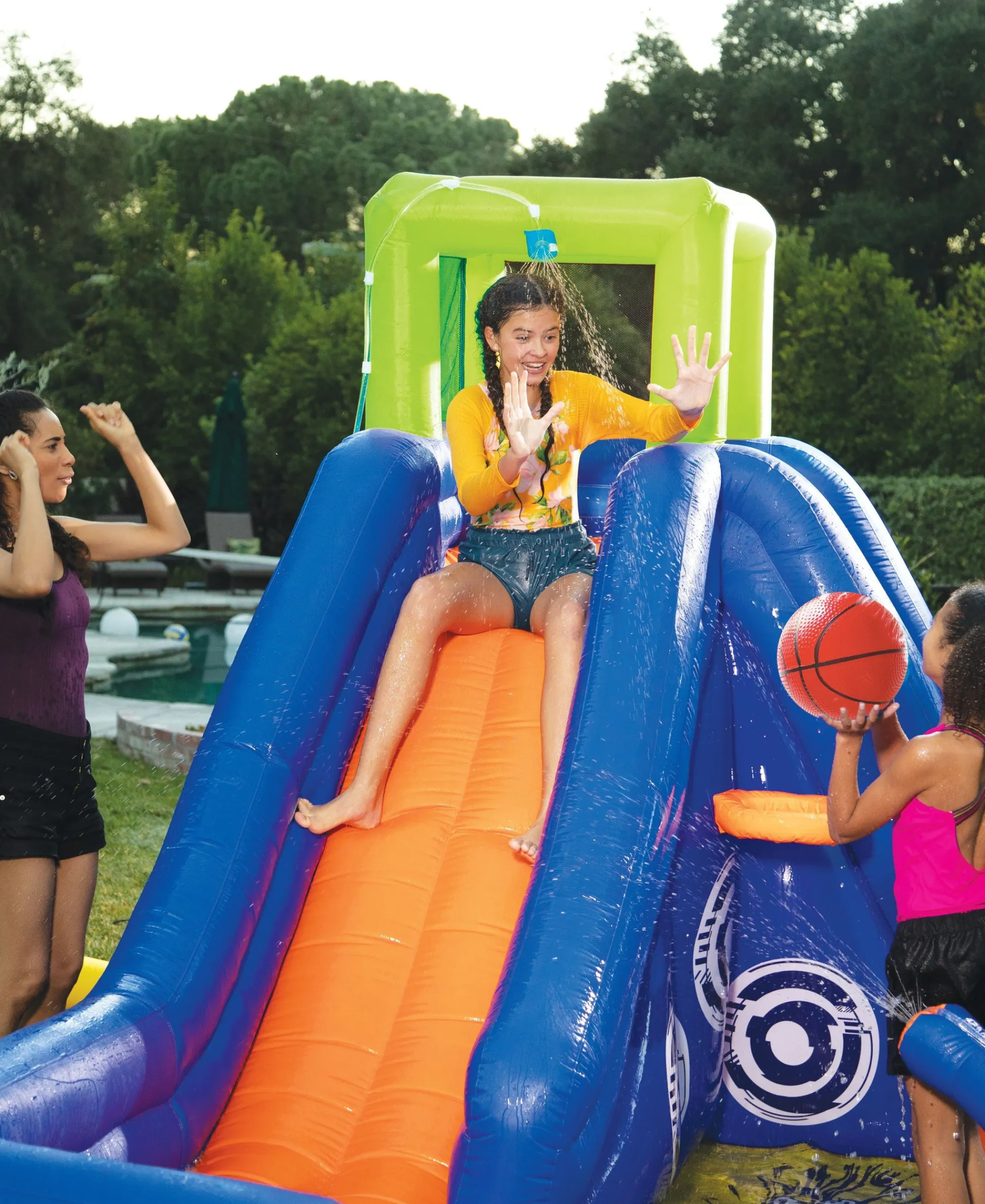 Macy's - Supplier NERF Super Soaker Mega Soaker Island - Inflatable Water Playset* Swimming Pools & Water Toys