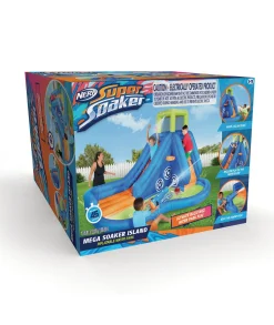 Macy's - Supplier NERF Super Soaker Mega Soaker Island - Inflatable Water Playset* Swimming Pools & Water Toys