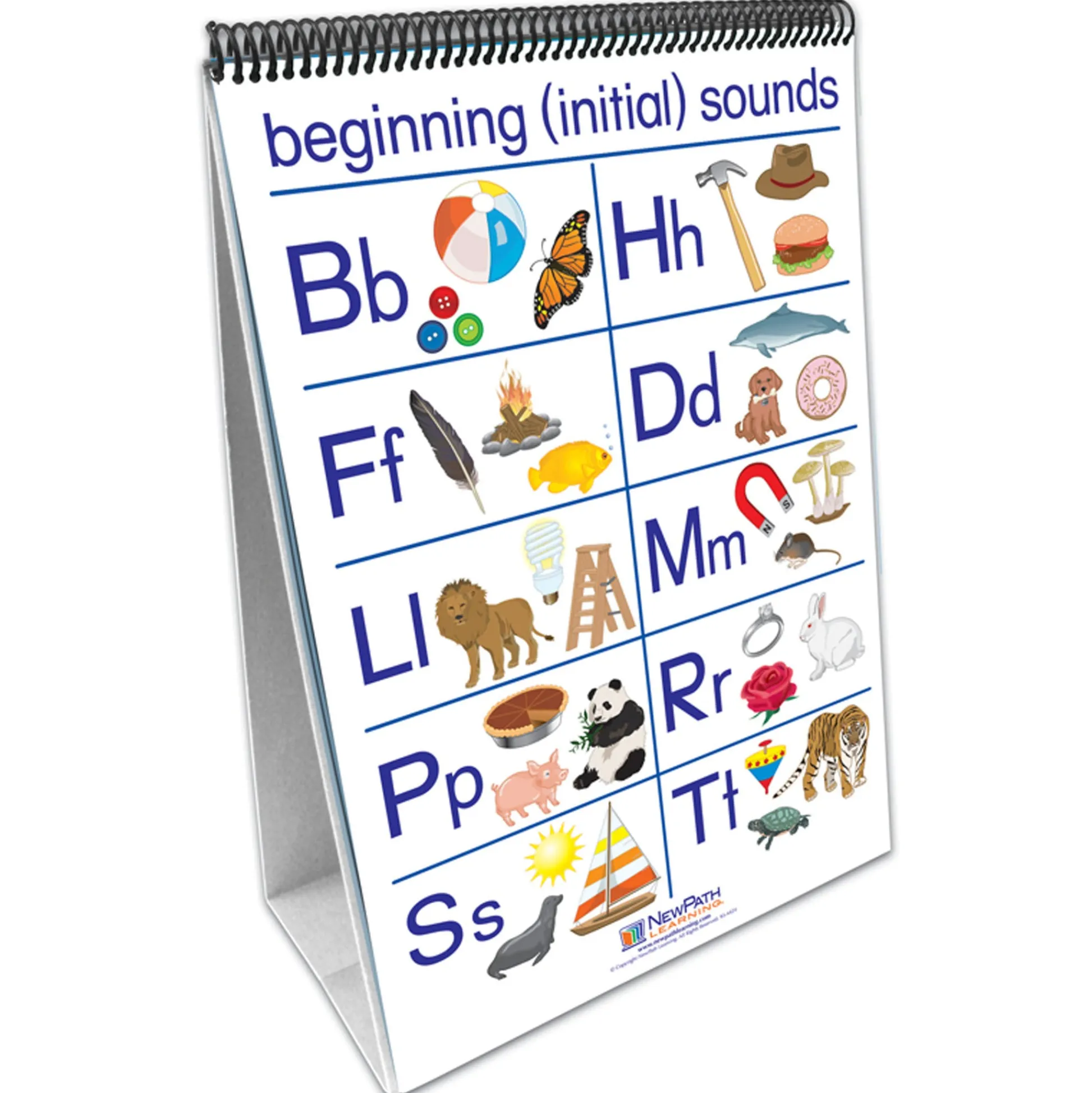 Educators Resource NewPath Learning Early Childhood ELA Readiness Flip Chart - Phonemic Awareness* Reading, Writing & Speech