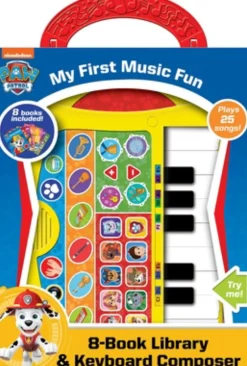 Readerlink Distribution Services Nickelodeon PAW Patrol My First Music Fun 8-Book Set with Keyboard*Kids Preschool Pals|Reading, Writing & Speech
