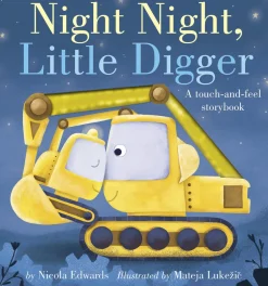 Readerlink Distribution Services Night Night, Little Digger Touch-and-Feel Board Book*Kids Reading, Writing & Speech|Kids Books