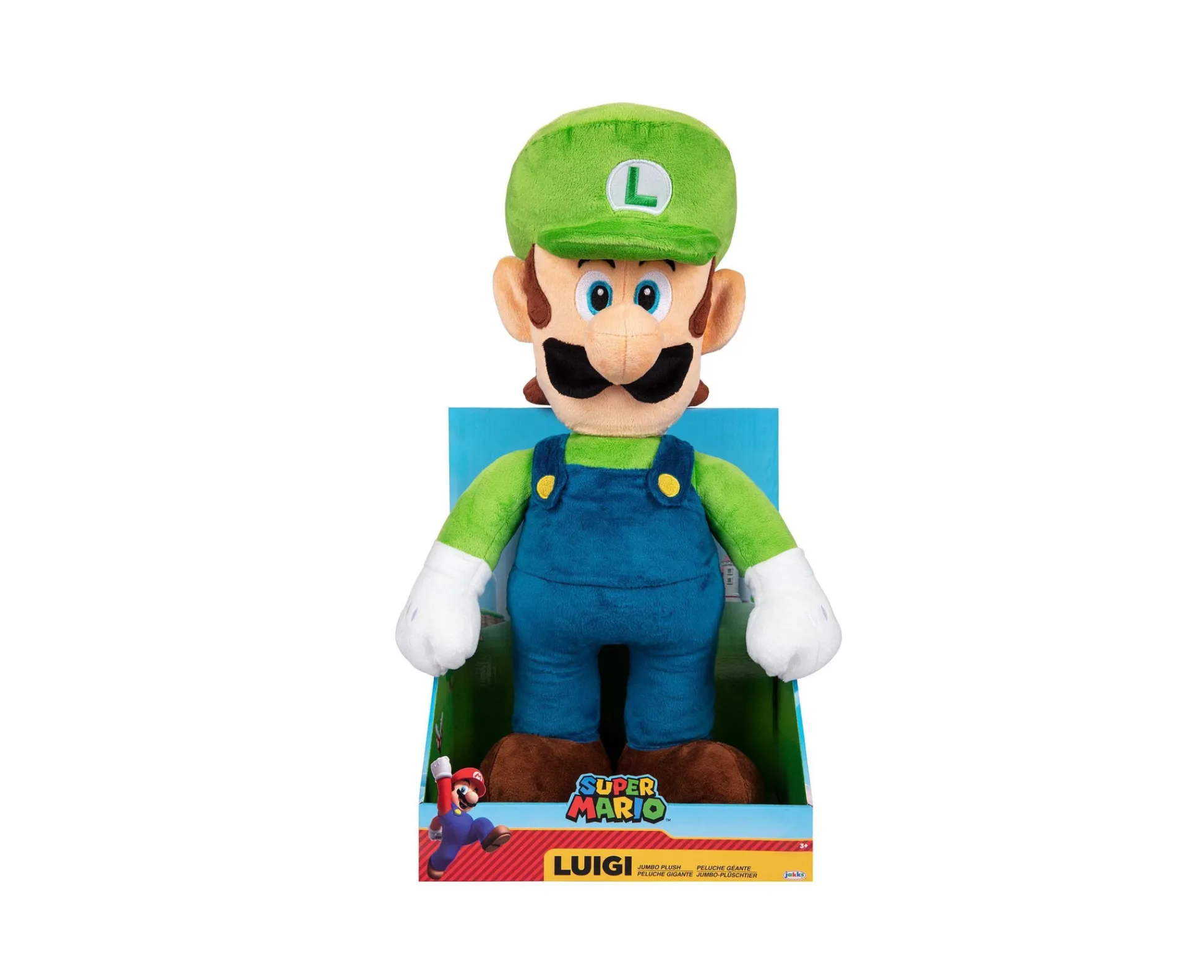 Macy's - Supplier Nintendo 20 inch Jumbo Plush Luigi - Super Soft Cuddly Toy* Stuffed Animals|Stuffed Animals & Plush Toys