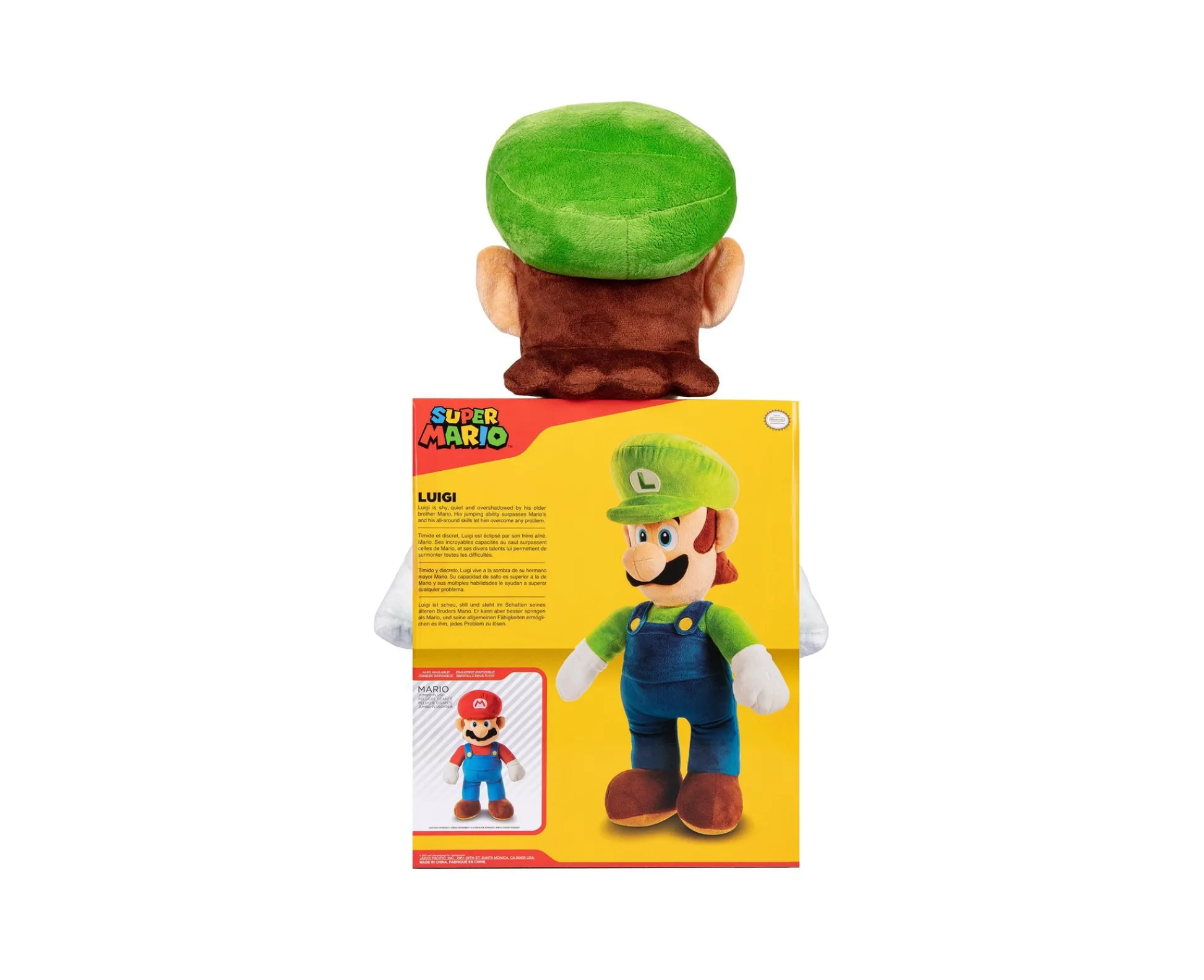 Macy's - Supplier Nintendo 20 inch Jumbo Plush Luigi - Super Soft Cuddly Toy* Stuffed Animals|Stuffed Animals & Plush Toys