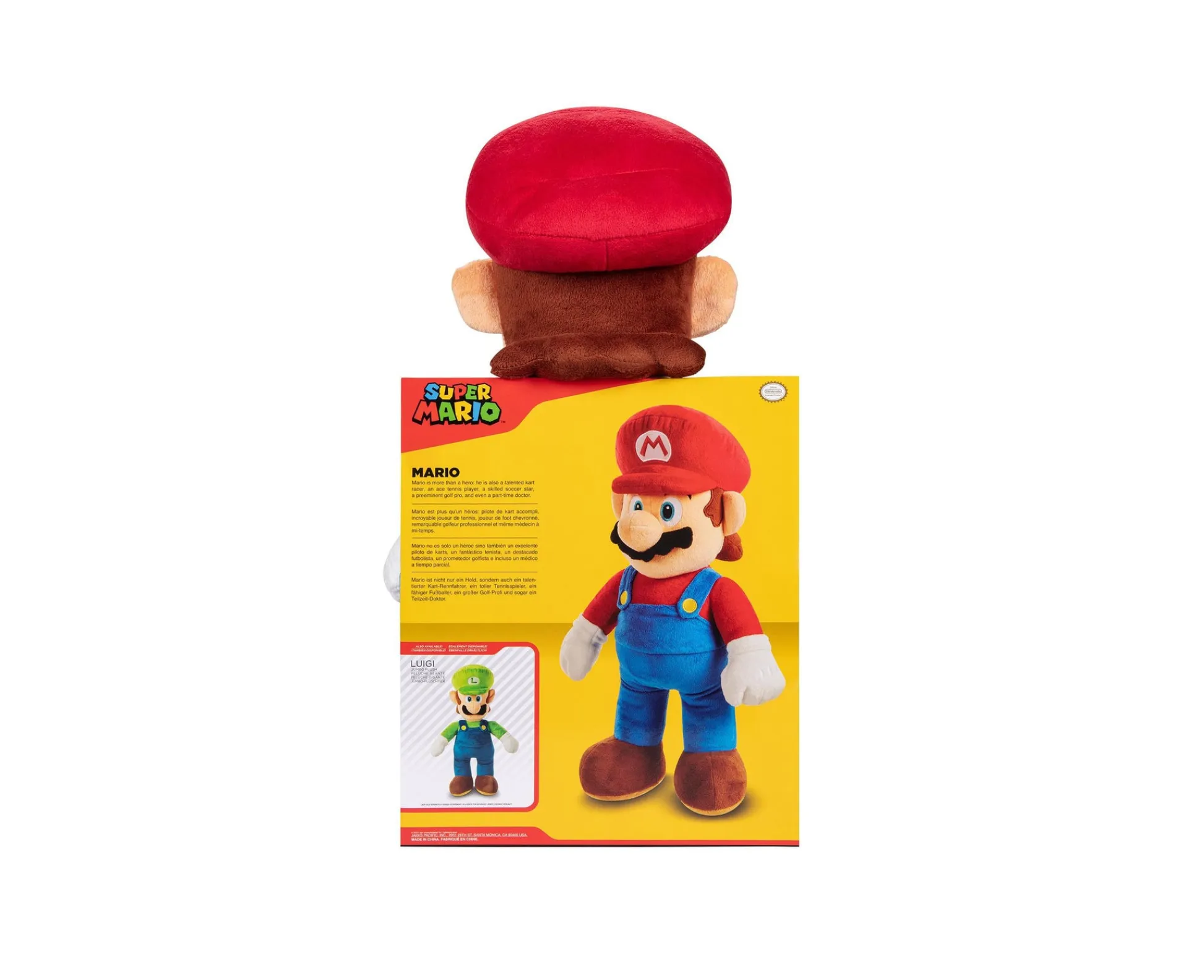 Macy's - Supplier Nintendo Jumbo Plush Mario - Cuddly Hero Adventure* Stuffed Animals|Stuffed Animals & Plush Toys