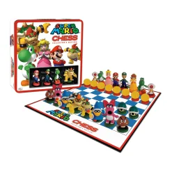 AreYouGame Nintendo Super Mario Chess Collector's Edition - Hand-Painted Chess Set* Role-Playing Games|Board Games