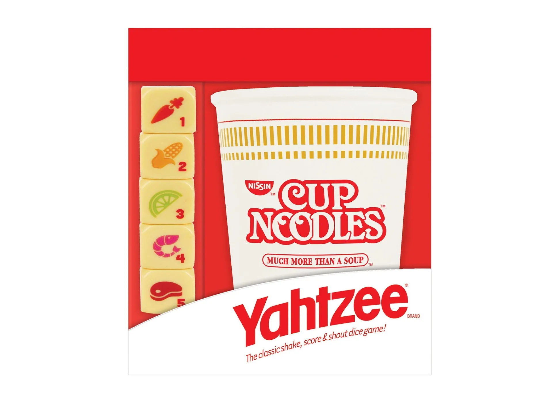 AreYouGame Nissin Cup Noodles Yahtzee Dice Game by USAopoly* Dice, Roll & Write Games