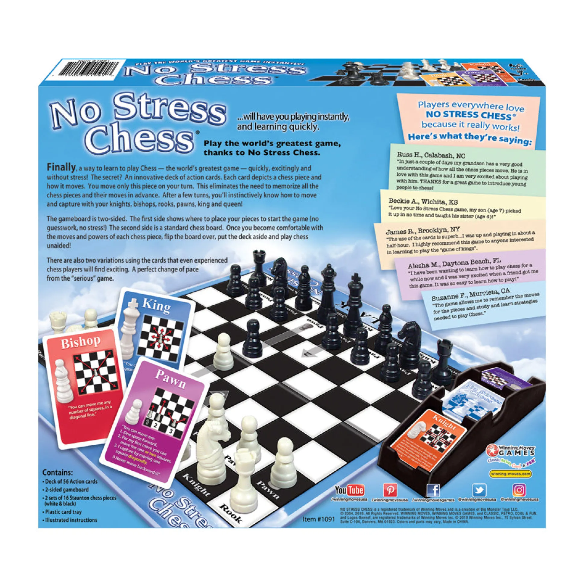 AreYouGame No Stress Chess Educational Board Game by Winning Moves* Board Games|Role-Playing Games