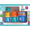 Flat River Group Nothing But Fun Toys Tower of Fun Stacking Cups - 10pc Rainbow Delight* Blocks, Sorting & Stacking Toys