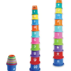 Flat River Group Nothing But Fun Toys Tower of Fun Stacking Cups - 10pc Rainbow Delight* Blocks, Sorting & Stacking Toys