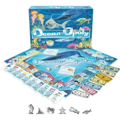 Flat River Group Ocean-Opoly Marine Life Exploration Board Game* Board Games|Role-Playing Games