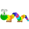 Flat River Group Orange Tree Toys Caterpillar Alphabet Puzzle - 27 Piece Wooden Educational Toy for Toddlers* Puzzles