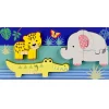 Flat River Group Orange Tree Toys Jungle Animals 3-Pack Wooden Mini Puzzles - Age 1+* Puzzles