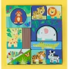 Flat River Group Orange Tree Toys Jungle Animals Wooden Block Puzzle for Toddlers - Ages 1+* Puzzles|Preschool Building Sets & Blocks