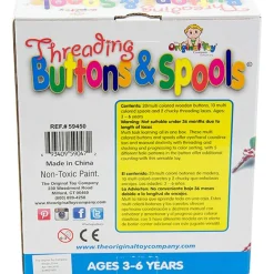 Educators Resource Original Toy Company Colorful Threading Buttons & Spools Set - Creative Play* Crafts & Activities