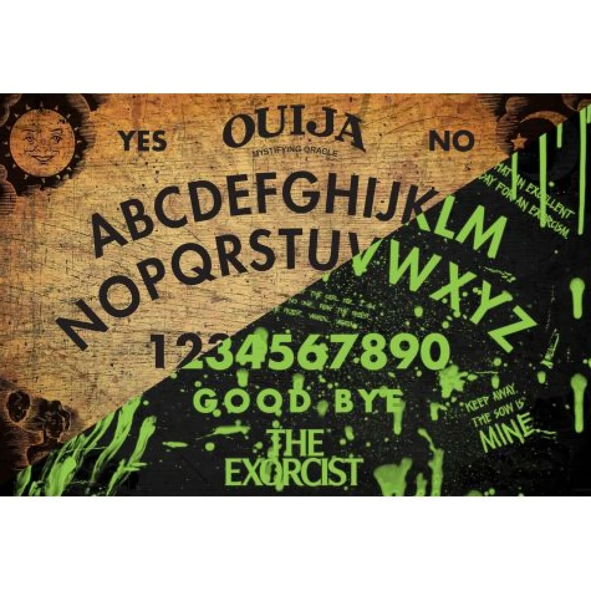 Calendar Holdings, LLC Ouija The Exorcist Game Officially Licensed Glow-in-the-Dark Board* Role-Playing Games|Board Games