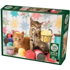 Calendar Holdings, LLC Outset Media Balls of Fluff Kittens & Yarn Jigsaw Puzzle - 1000 pc* Puzzles