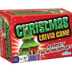 Flat River Group Outset Media Christmas Trivia Family Board Game* Social & Emotional Skills|Role-Playing Games
