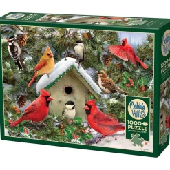Calendar Holdings, LLC Outset Media Festive Feast Winter Birds Jigsaw Puzzle - 1000 pc* Puzzles