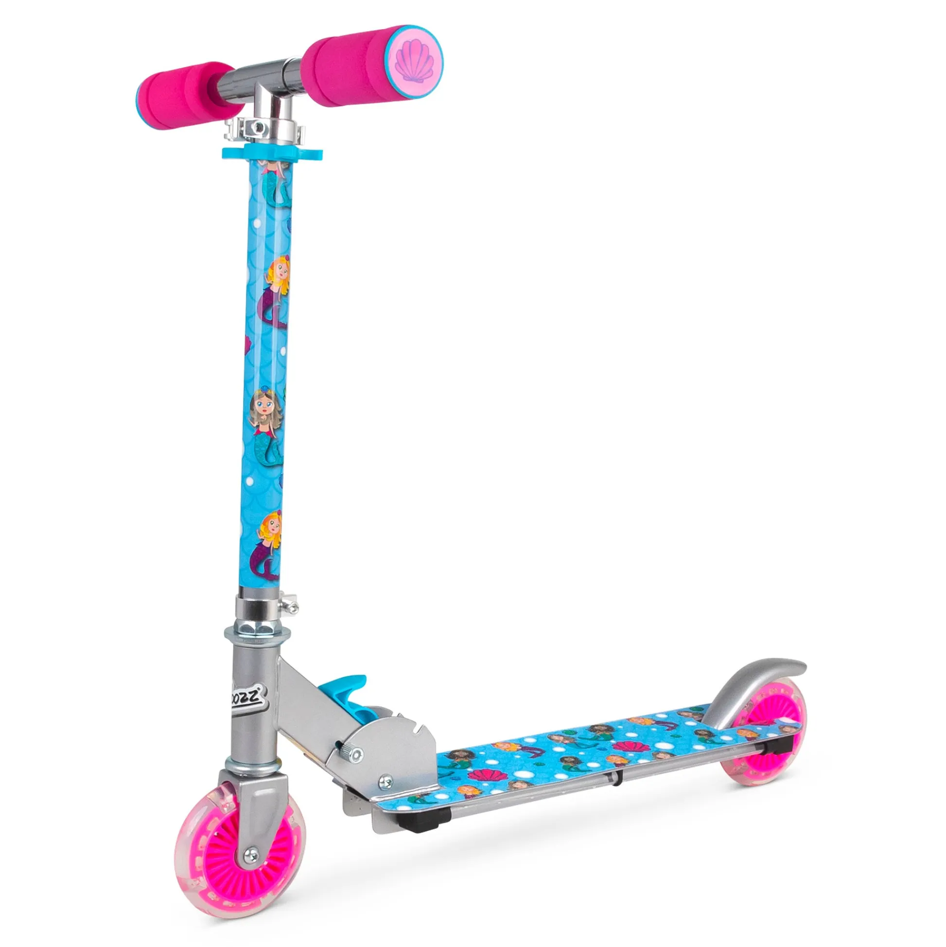 Flat River Group Ozbozz Flashing Mermaid Scooter with Light-Up Features* Ride-Ons
