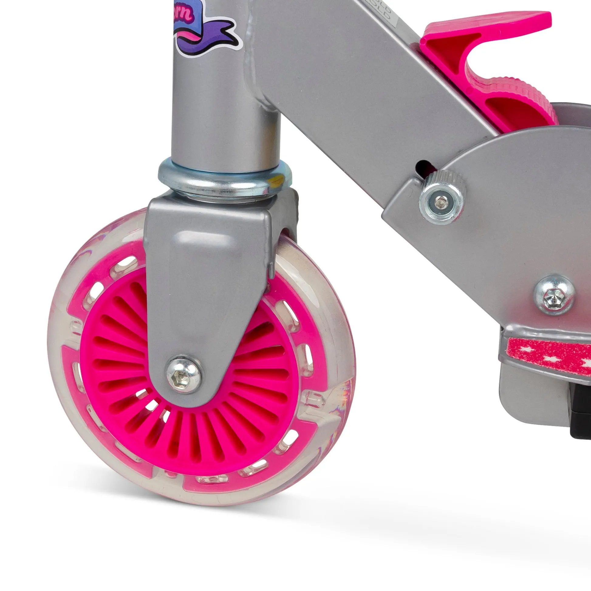 Flat River Group Ozbozz Flashing Scooter - Unicorn Sparkles with Light-Up Marvels* Ride-Ons