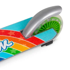 Flat River Group Ozbozz Flashing Scooter - Rainbow Delight with Light-Up Magic* Ride-Ons
