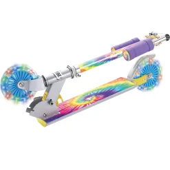 Flat River Group Ozbozz Tie-Dye Foldable Scooter with Light-Up Wheels* Ride-Ons