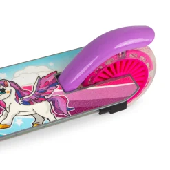 Flat River Group Ozbozz Unicorn Flashing Scooter with Light-Up Wheels and Foldable Design* Ride-Ons
