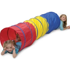 Educators Resource Pacific Play Tents Find Me Multi-Color Play Tunnel - 6' x 19"* Tents, Tunnels & Playhouses|Dress Up