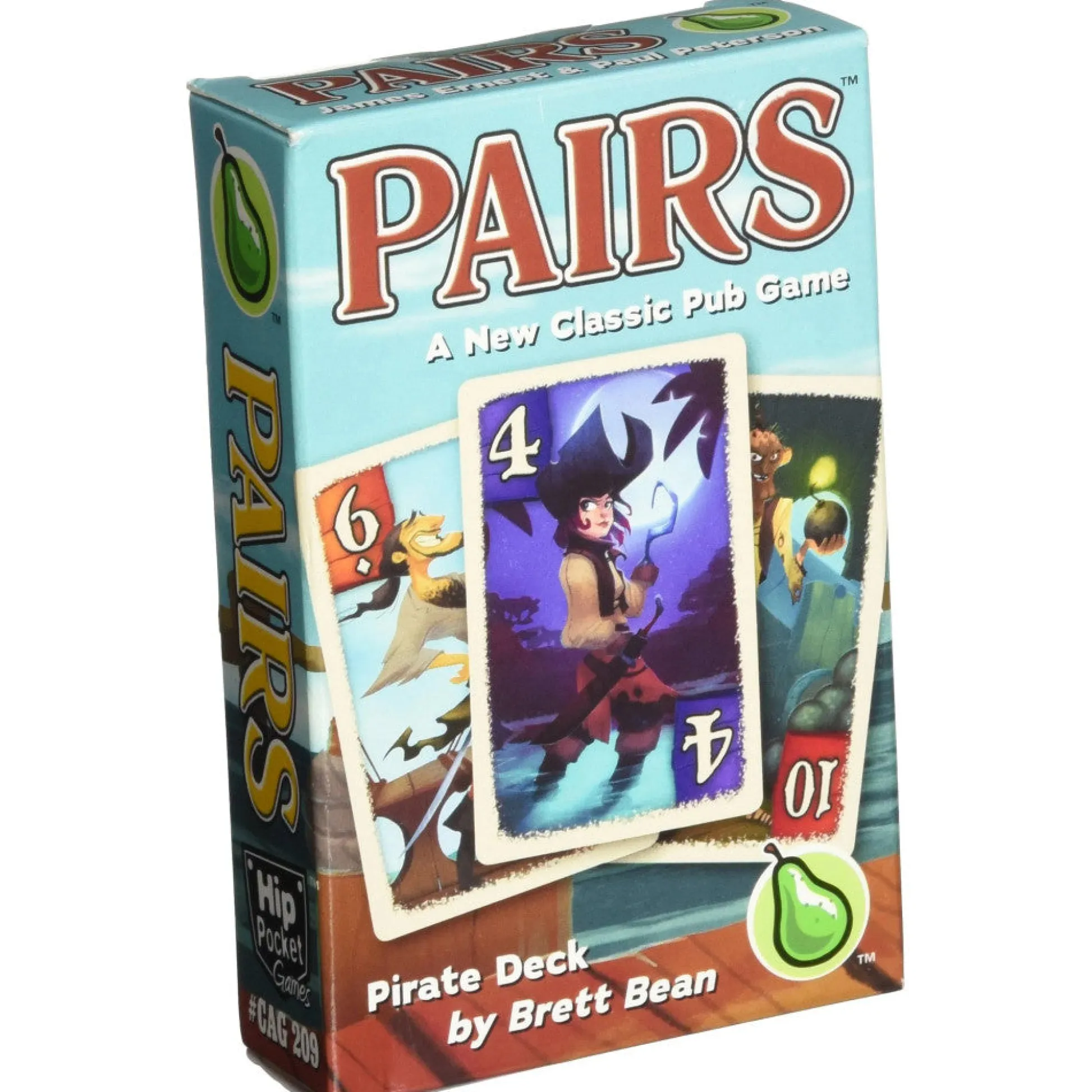 Flat River Group Pairs Pirate Deck Press Your Luck Card Game by Cheapass Games* Card Games