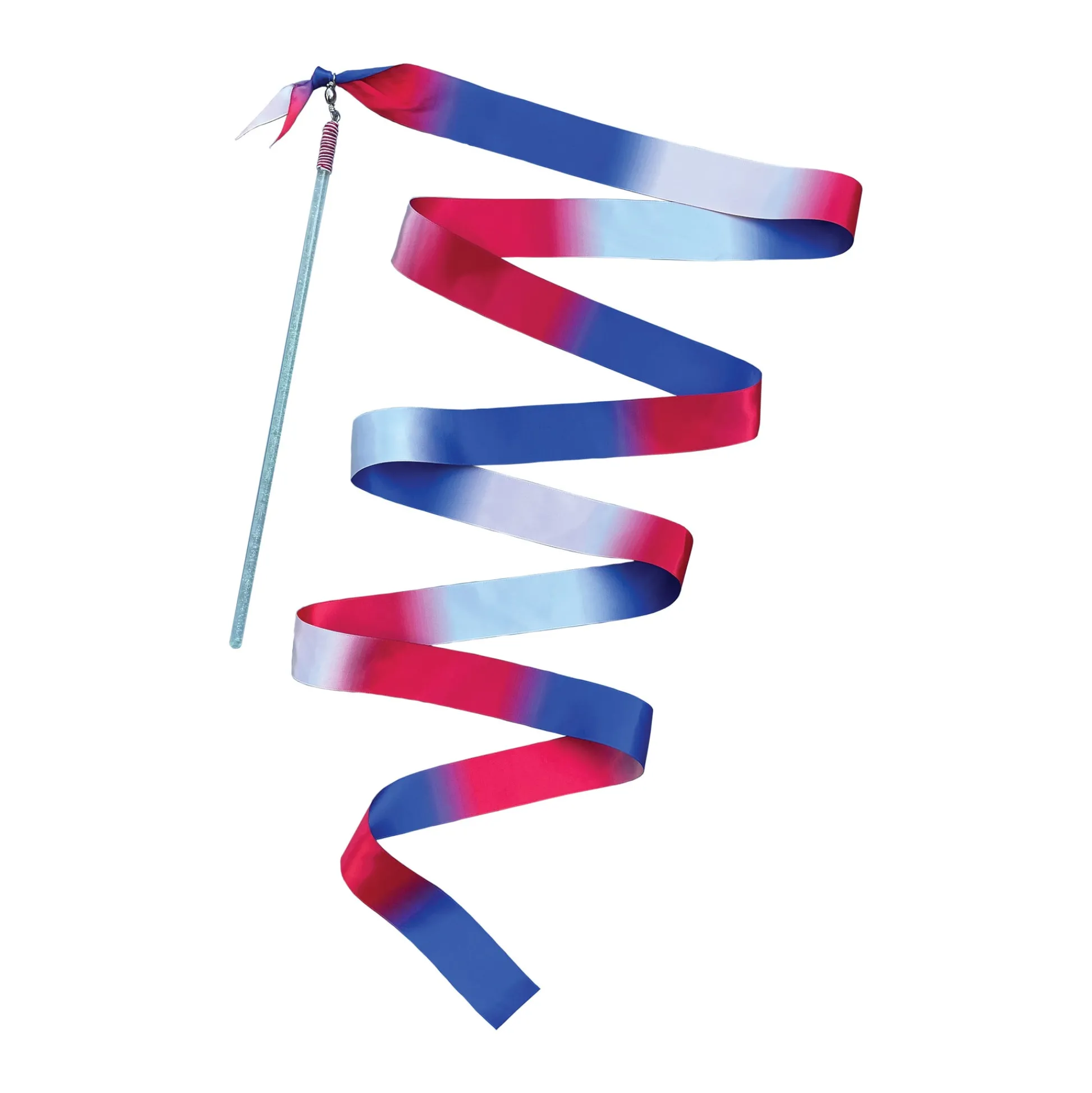 AreYouGame Patriotic USA Dazzler Twirling Ribbon with Glitter Wand* Crafts & Activities
