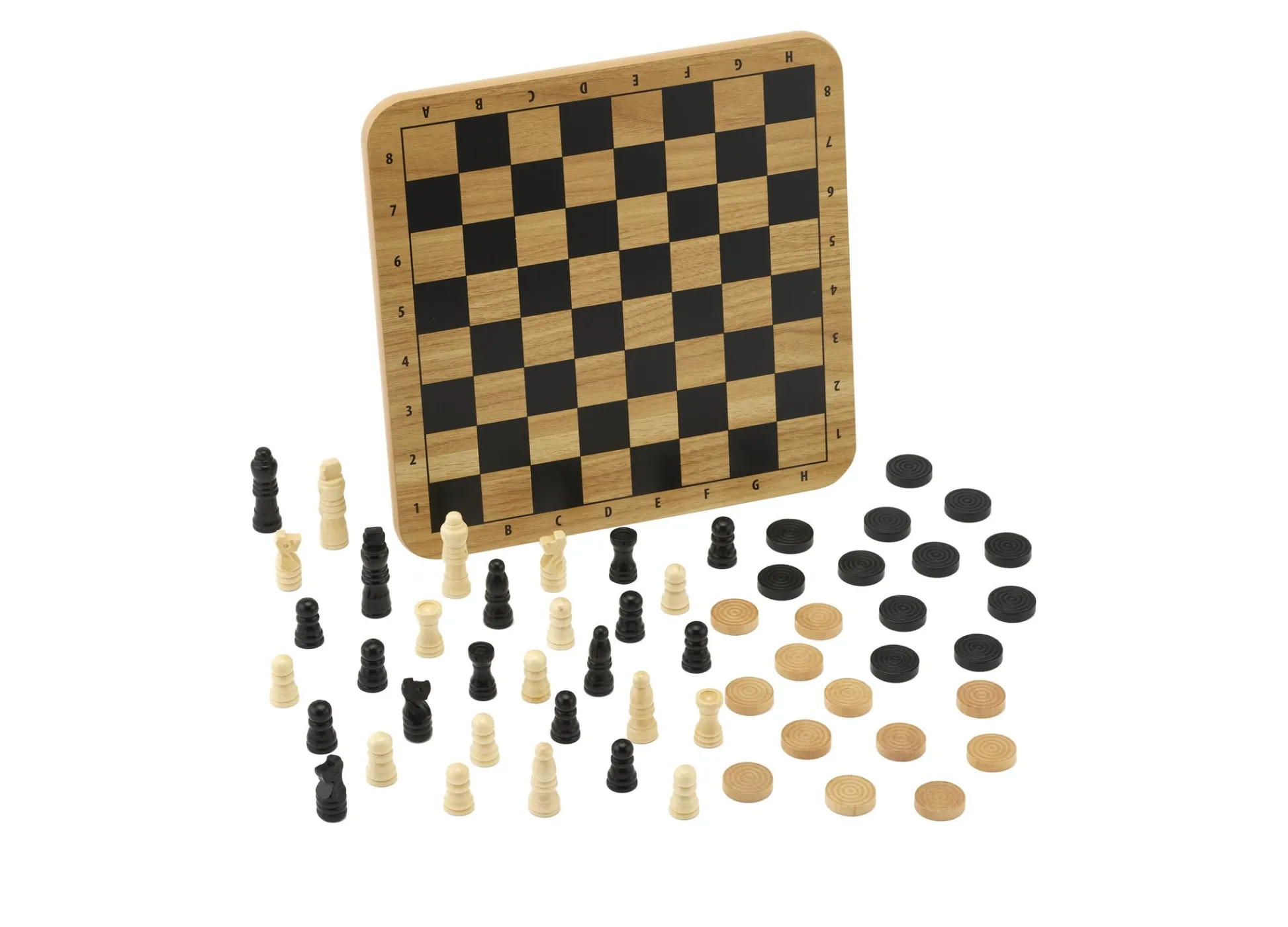Macy's - Supplier Pavilion 2-in-1 Wooden Chess & Checkers Board Game Set* Role-Playing Games|Board Games