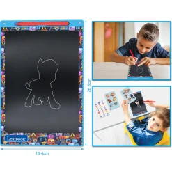 Lexibook Paw Patrol 11’’ multicolor learning drawing E-ink tablet with stencils* Preschool Pals