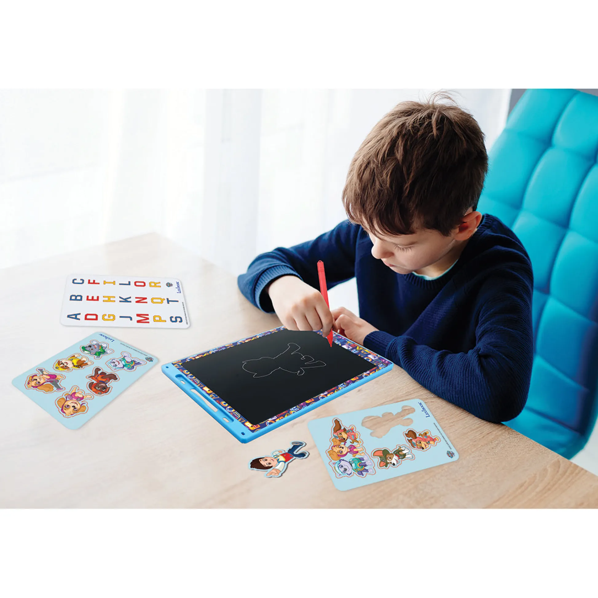 Lexibook Paw Patrol 11’’ multicolor learning drawing E-ink tablet with stencils* Preschool Pals