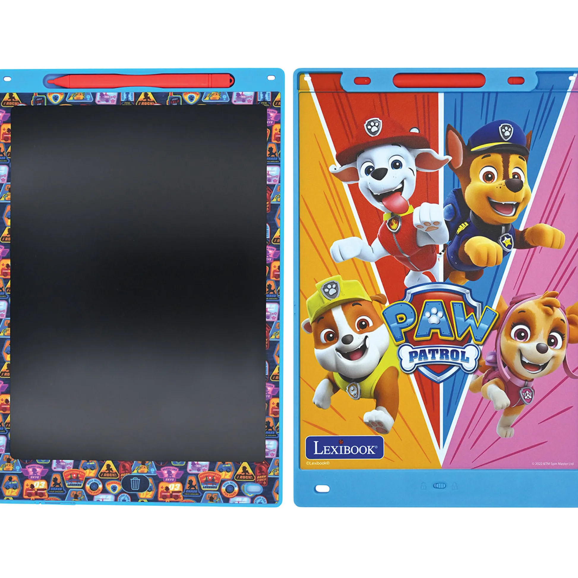 Lexibook Paw Patrol 11’’ multicolor learning drawing E-ink tablet with stencils* Preschool Pals