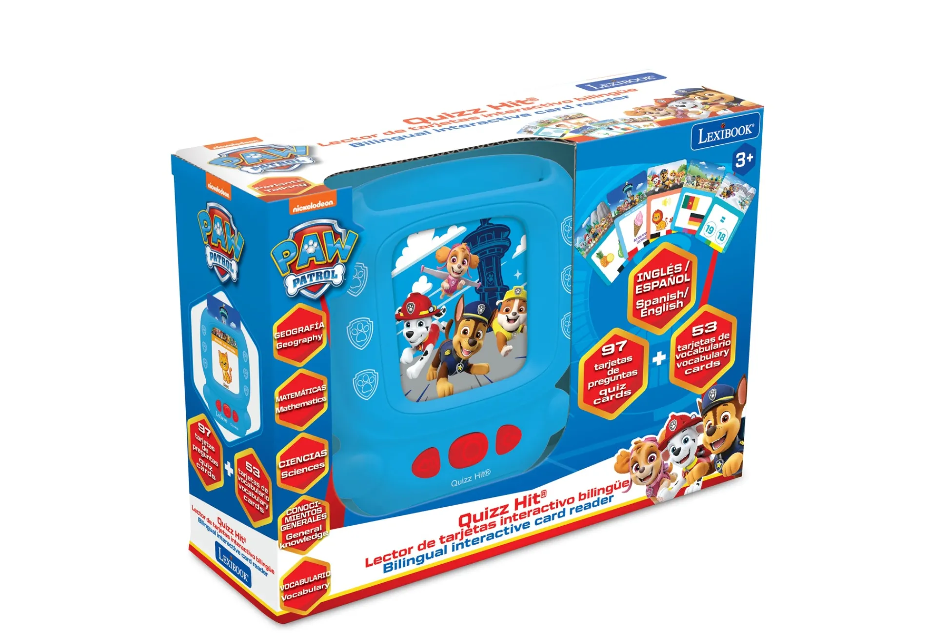 Lexibook Paw Patrol Bilingual Interactive Card Reader for Engaging Language Learning* Preschool Education Toys & Activities|Preschool Pals