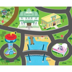 Flat River Group Paw Patrol Imaginmat Deluxe Playmat & Toy Car Set, 30.5 x 20.5 Inches* Preschool Education Toys & Activities|Preschool Pals