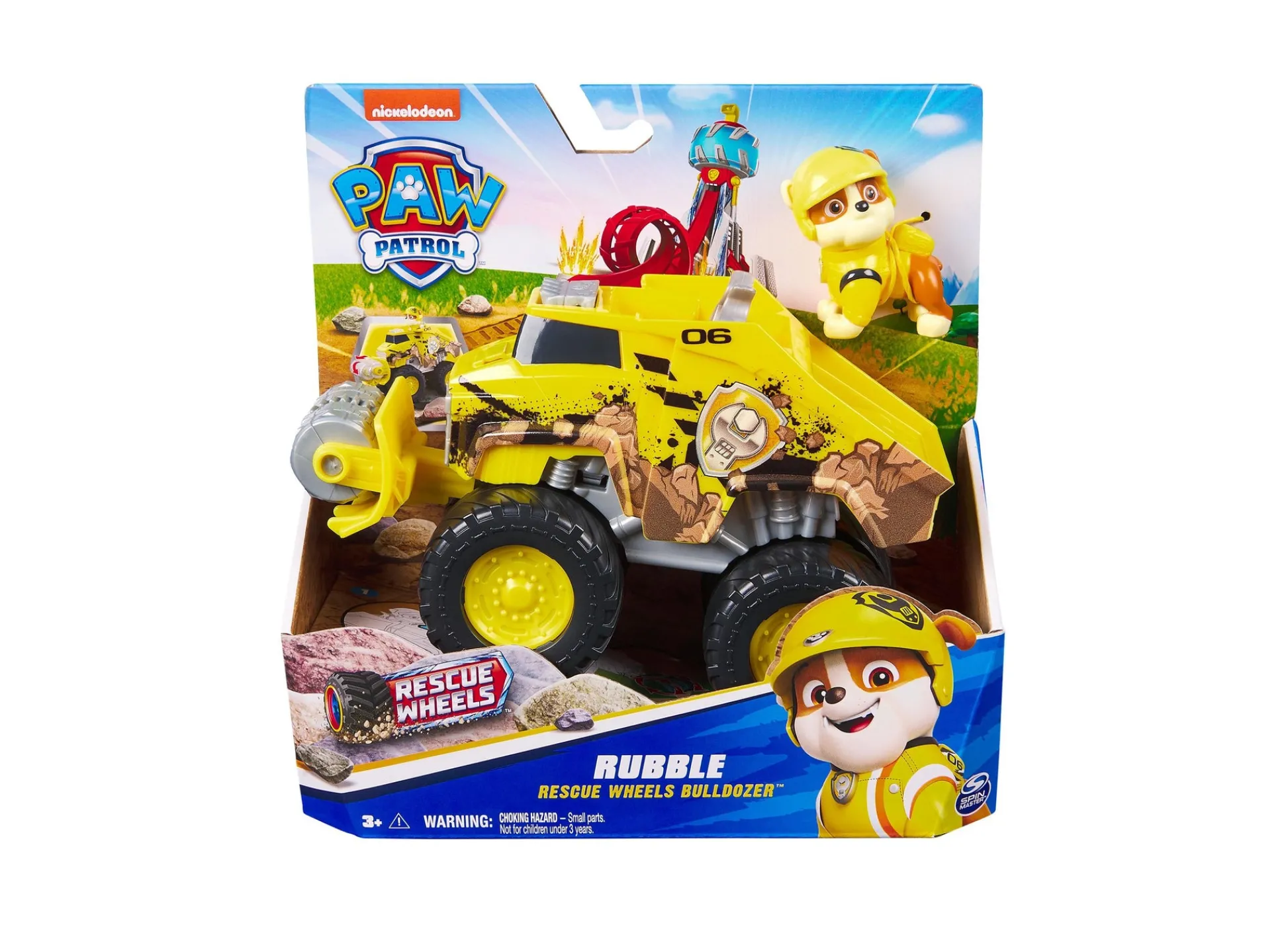 Macy's - Supplier Paw Patrol Rescue Wheels Rubble's Bulldozer Monster Truck* Preschool Pals|Playsets & Vehicles