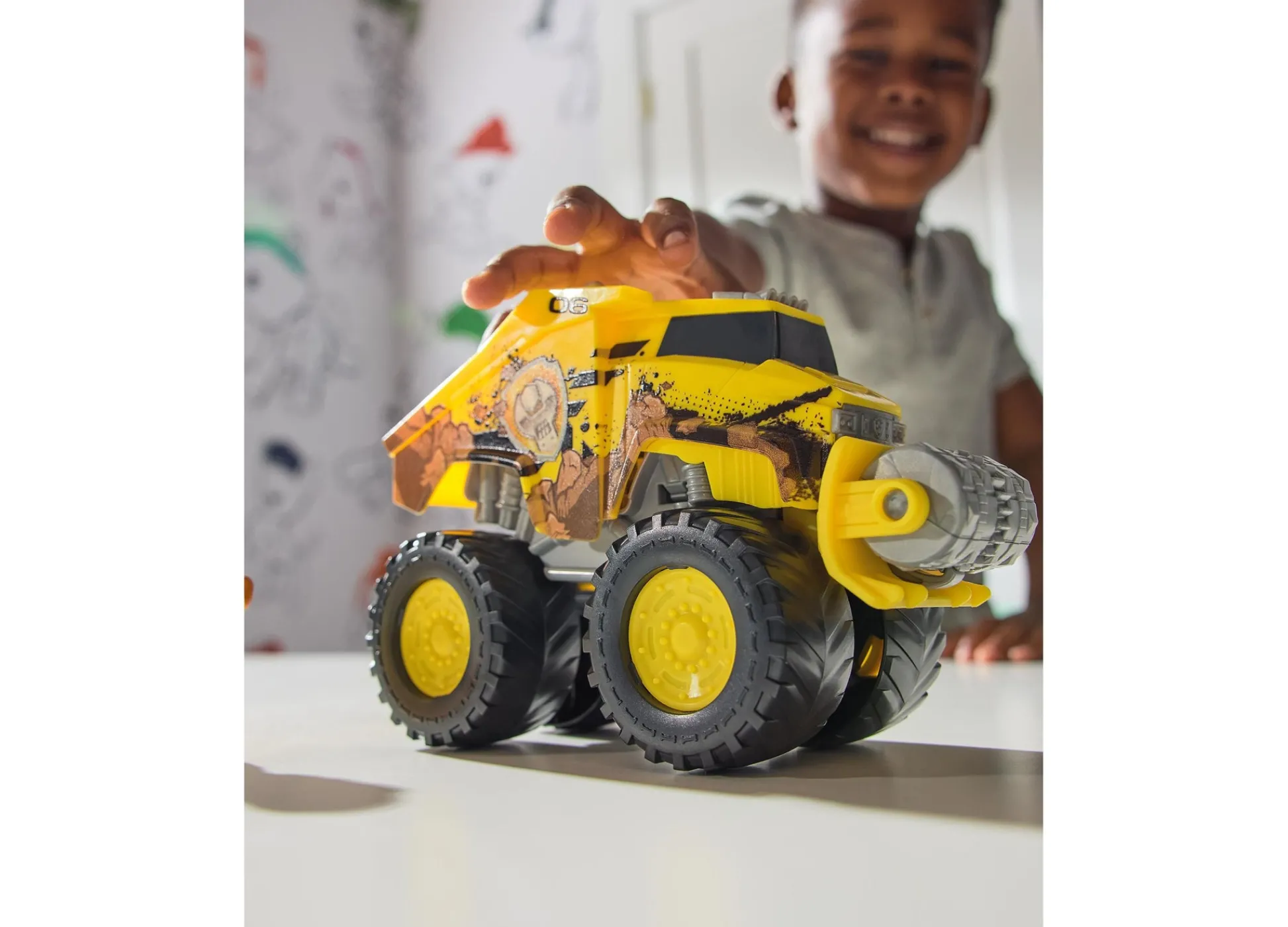 Macy's - Supplier Paw Patrol Rescue Wheels Rubble's Bulldozer Monster Truck* Preschool Pals|Playsets & Vehicles