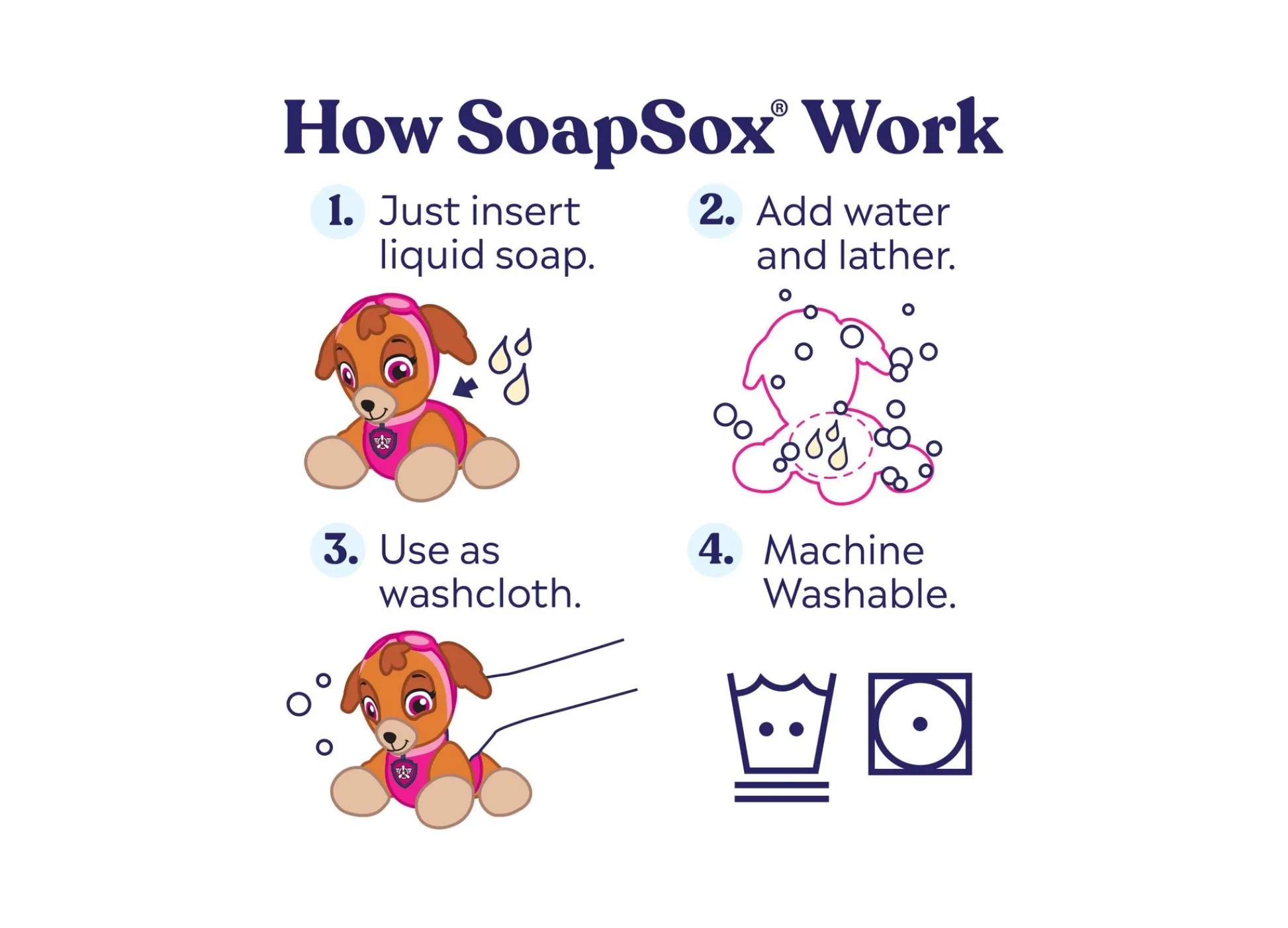 Macy's - Supplier Paw Patrol Skye Bath Toy Sponge by SoapSox* Preschool Pals|Bath Toys