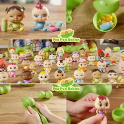 Flat River Group Pea Pod Babies Mystery Surprise 4pk - Mini Dolls & Accessories* Miniature & Collectible Dolls|Stuffed Animals & Plush Toys