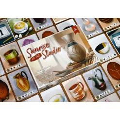 Flat River Group Pencil First Games: Sunrise at the Studio - Artistic Pottery Drafting Board Game* Role-Playing Games|Board Games