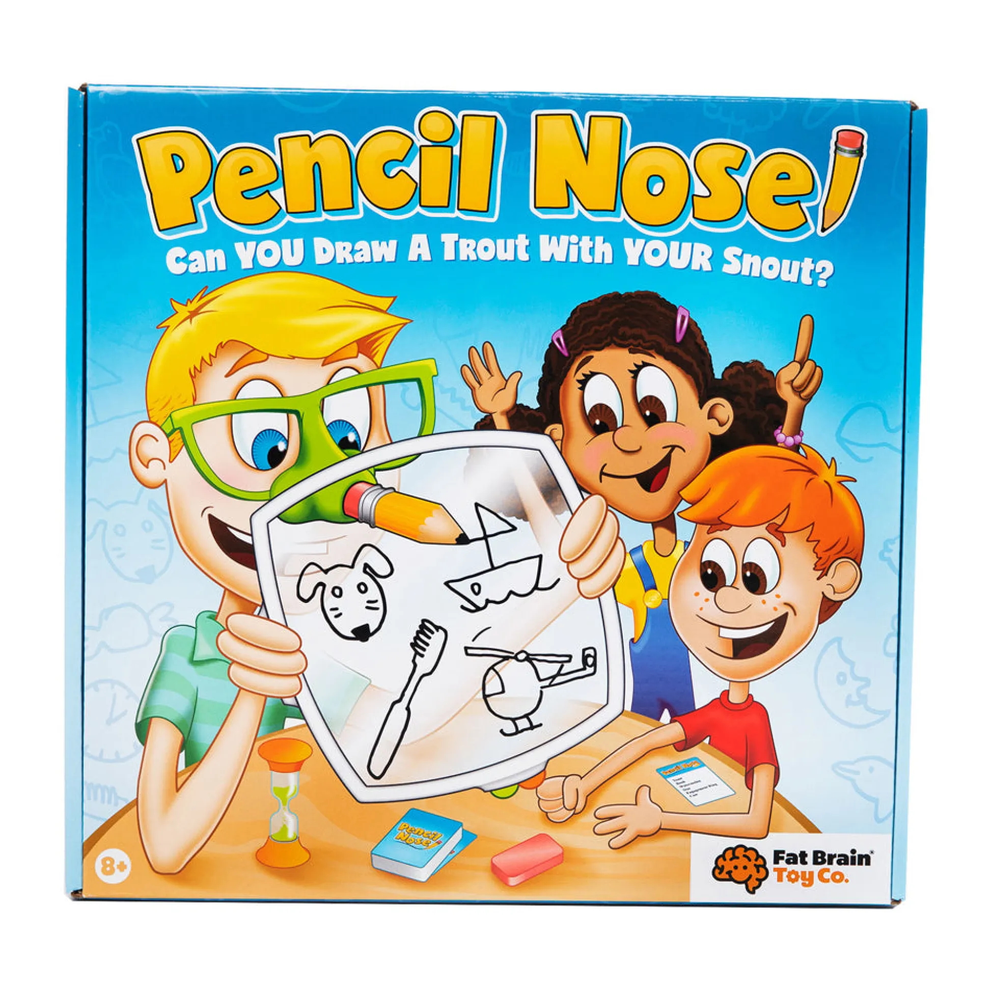 AreYouGame Pencil Nose Family Drawing Game by Fat Brain Toy Co.* Family & Entertainments Games