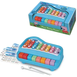Flat River Group Peppa Pig 2-in-1 Play Along Piano & Xylophone Musical Toy* Preschool Education Toys & Activities|Preschool Pals