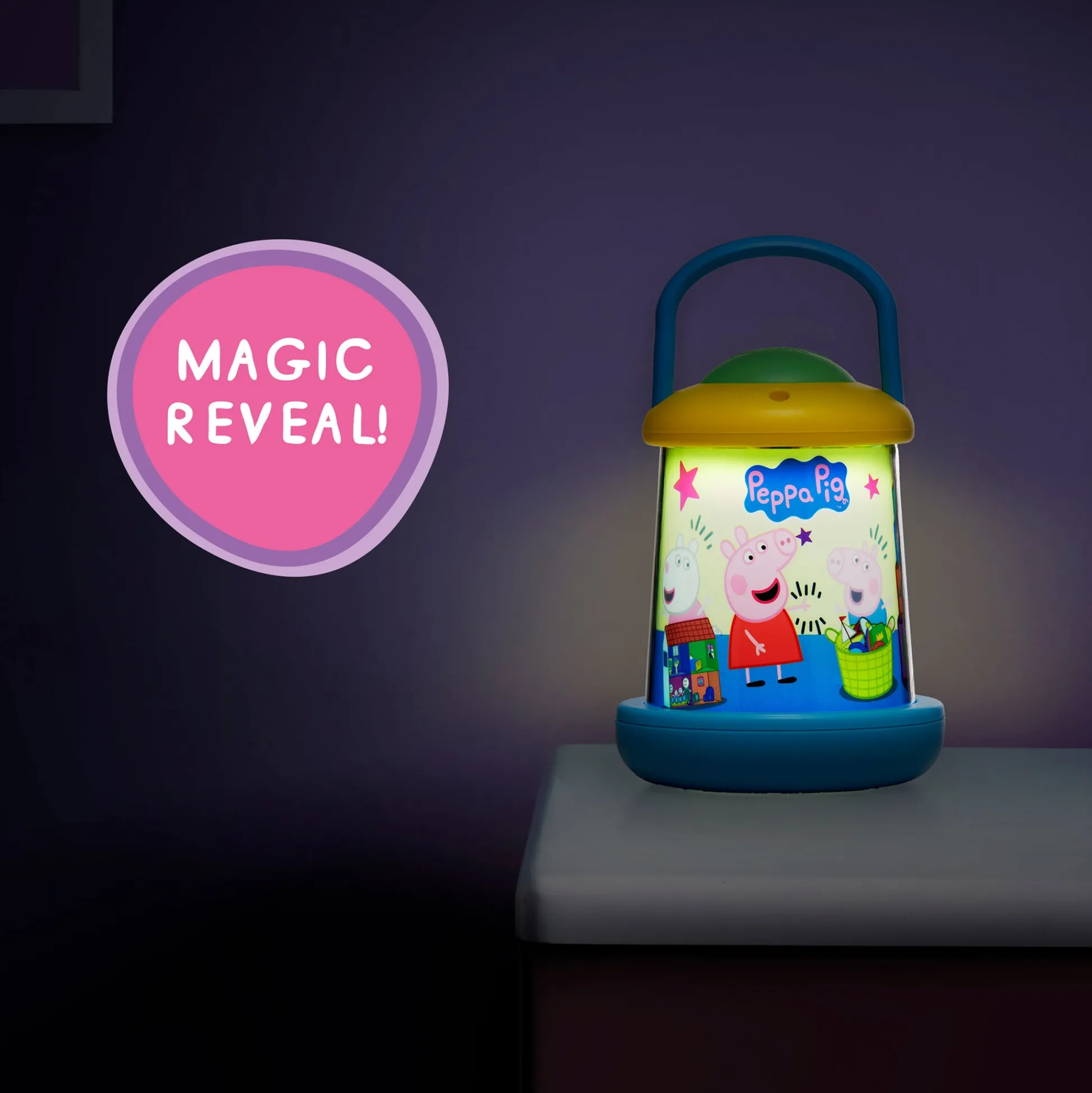 Flat River Group Peppa Pig Light Revealers Magical Night Light Lantern* Preschool Education Toys & Activities|Preschool Pals