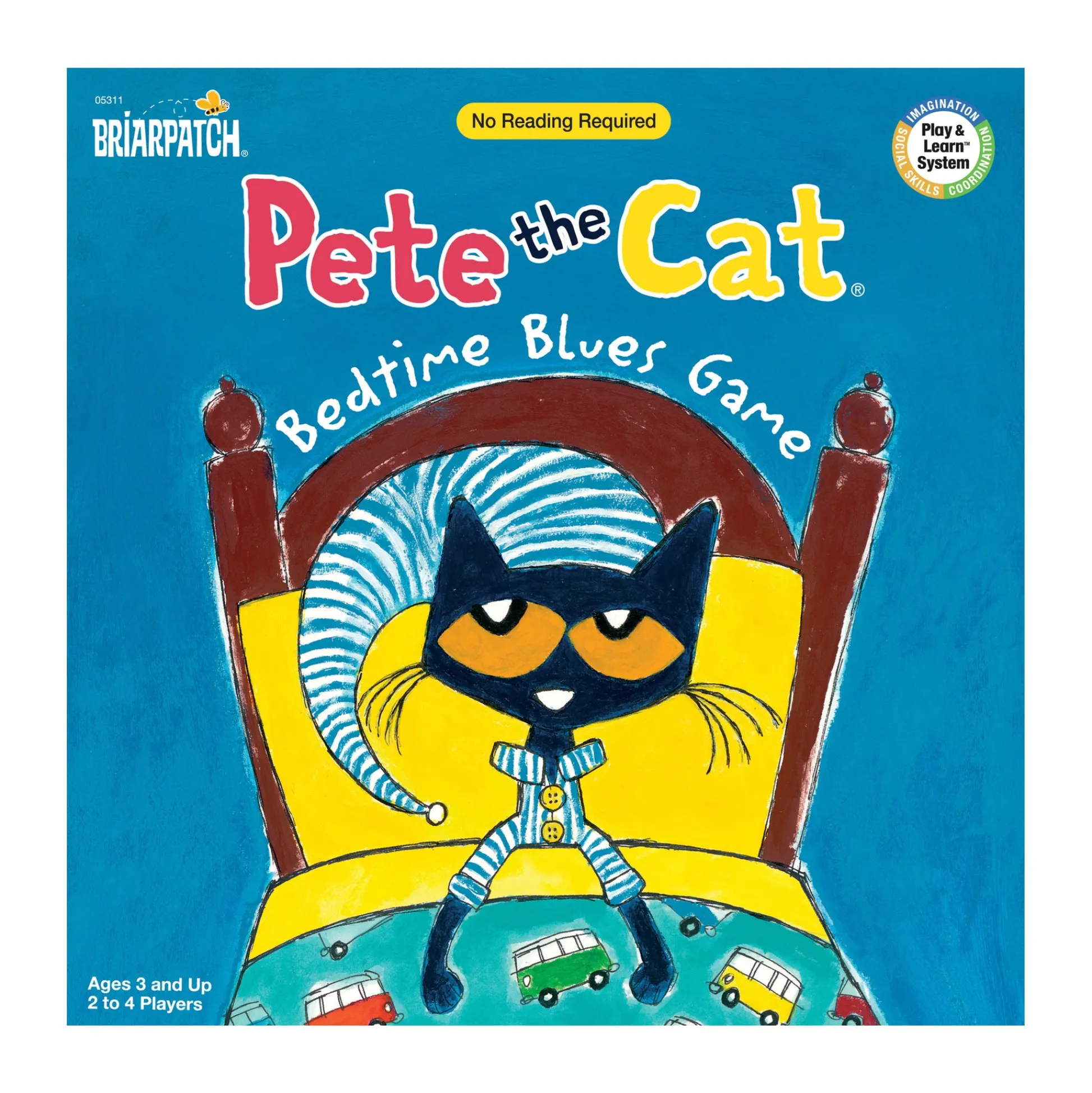 AreYouGame Pete the Cat Bedtime Blues Preschool Coordination Game* Social & Emotional Skills|Preschool Education Toys & Activities