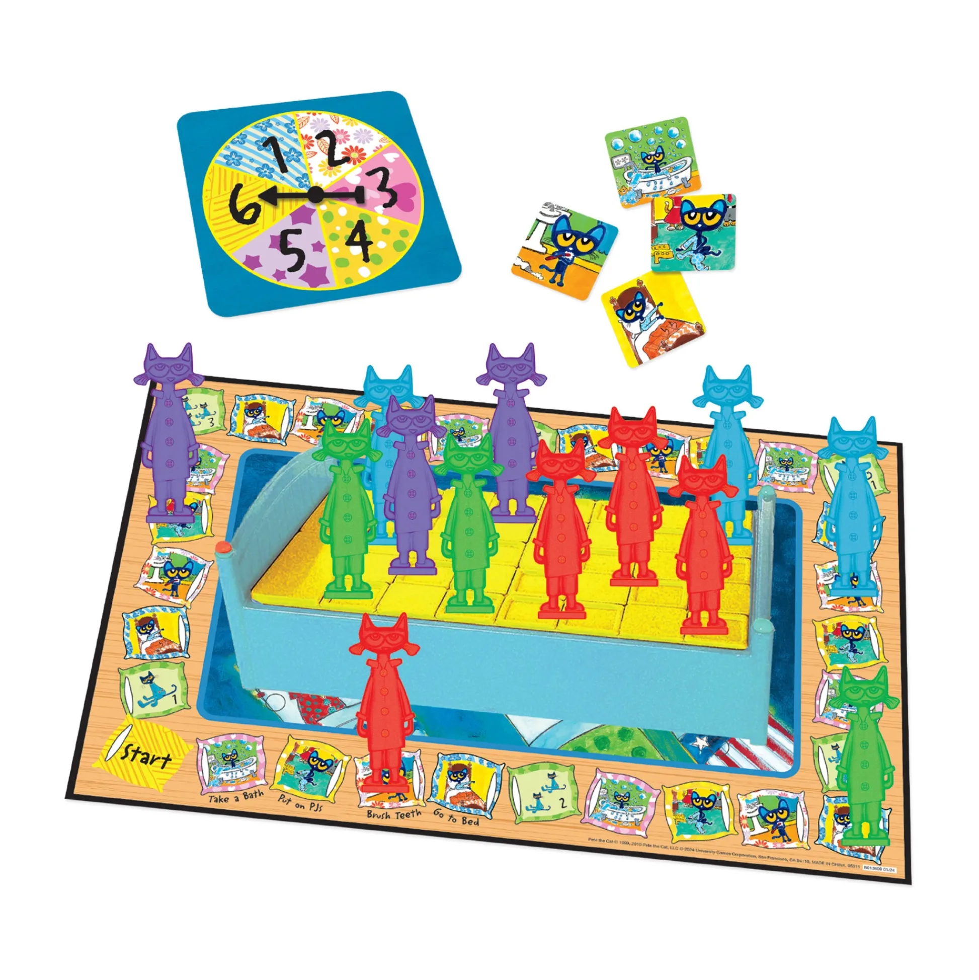 AreYouGame Pete the Cat Bedtime Blues Preschool Coordination Game* Social & Emotional Skills|Preschool Education Toys & Activities
