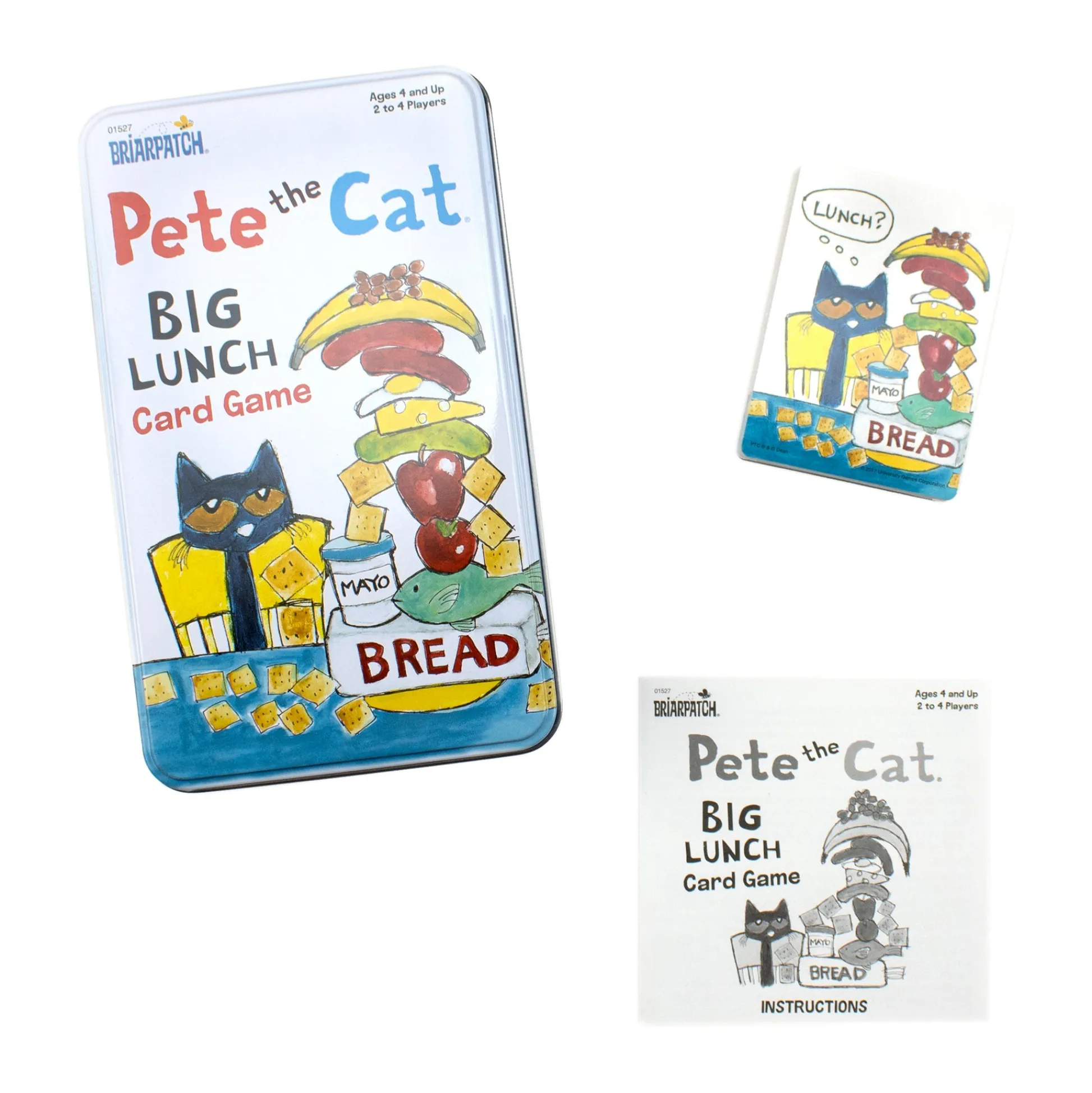 AreYouGame Pete the Cat Big Lunch Card Game Tin* Card Games