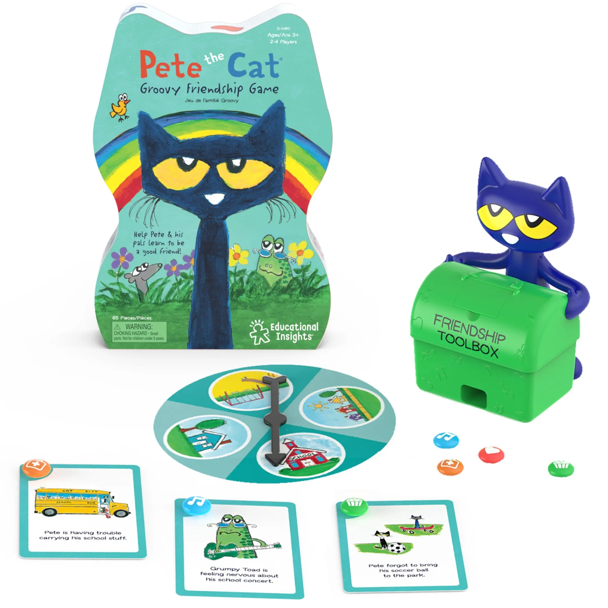 Educators Resource Pete the Cat Groovy Friendship Game by Educational Insights* Social & Emotional Skills|Role-Playing Games