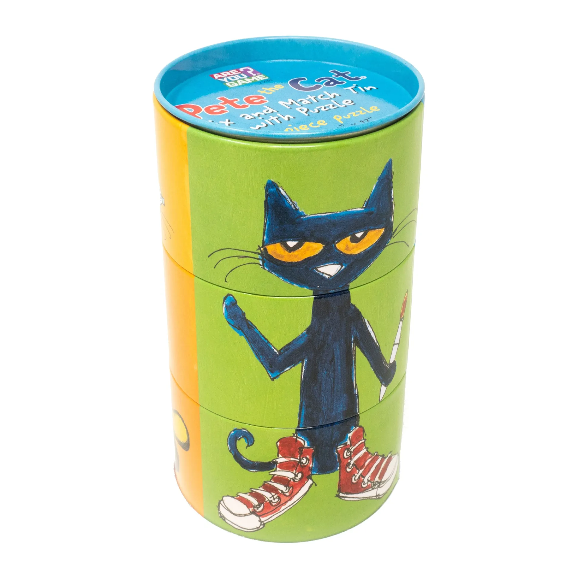AreYouGame Pete the Cat Mix and Match 24-Piece Tin Puzzle* Puzzles